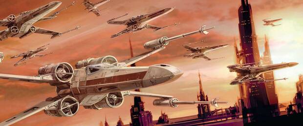 Rogue Squadron en un cómic de Star Wars
