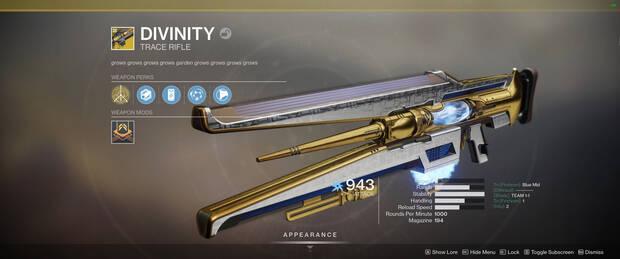 Destiny 2 - Guía cómo conseguir el fusil Divinidad