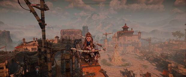 Imagen de Horizon Forbidden West ultrapanor�mico.