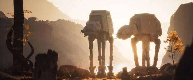 Vdeo conceptual de AT-AT de Star Wars en Unreal Engine 5