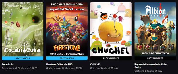 Nuevo juego gratis de Epic Games Store.