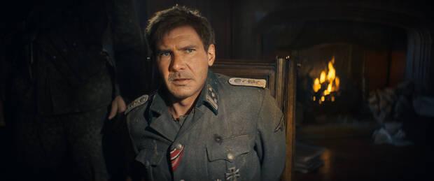 Harrison Ford rejuvenecido digitalmente en Crítica Indiana Jones y el dial del destino