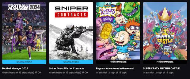 Nuevos juegos gratis en Epic Games Store.