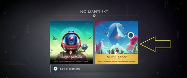 Cómo jugar al modo multijugador de No Man's Sky