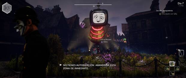 La polic�a, humana o rob�tica, se encargar� de que vayamos siempre bien puesto de j�bilo y no nos metamos donde no debemos. (Imagen de la versi�n de PC).