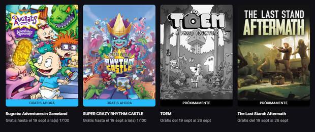 Nuevos juegos gratis en Epic Games Store.