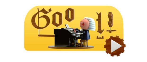 Juego Doodle de Google: Homenaje a Johann Sebastian Bach