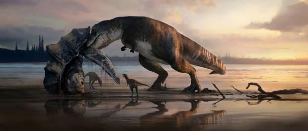 T.rex crías