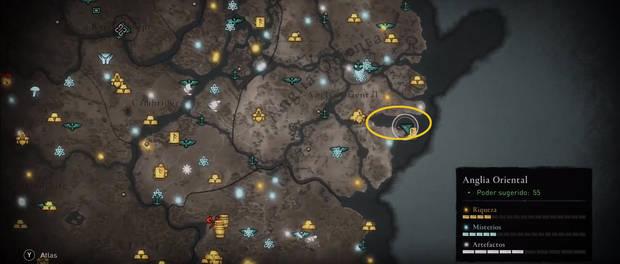 Assassin’s Creed Valhalla - Ubicación de Bacalao