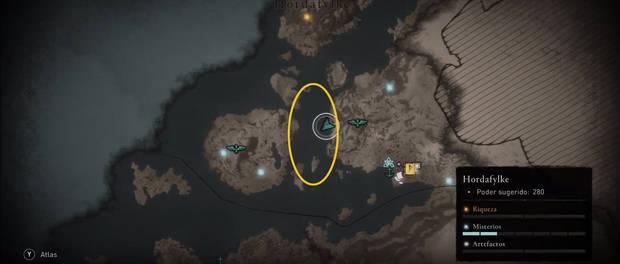 Assassin’s Creed Valhalla - Ubicación de Merluza