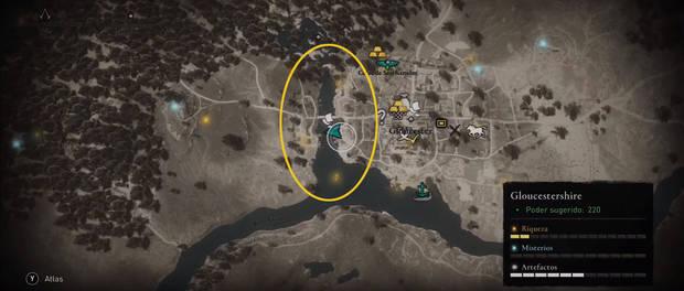 Assassin’s Creed Valhalla - Ubicación de Trucha marrón