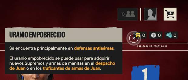 Far Cry 6 - ¿Cómo conseguir uranio empobrecido?