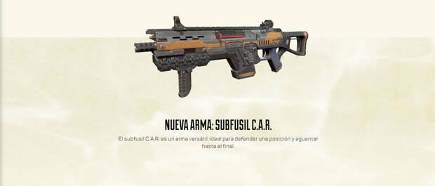 Apex Legends subfusil C.A.R.