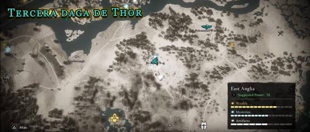 Assassin's Creed Valhalla: Localización de hija de Lerion con tercera daga de Thor