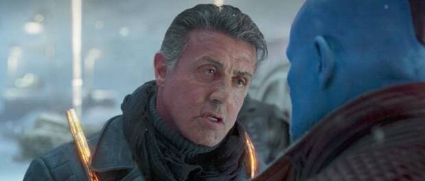 Sylvester Stallone en Guardianes de la Galaxia, otra película de James Gunn