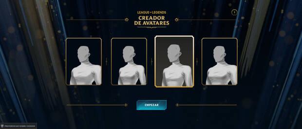 League of Legends - Crear un avatar desde la web oficial