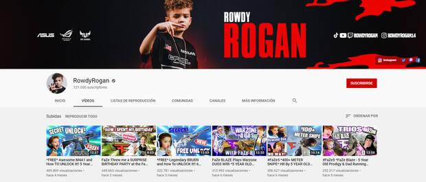 YouTube RowdyRogan ban Call of duty Warzone