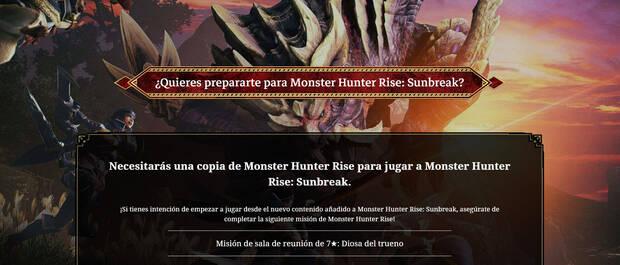 Monster Hunter Rise: Sunbreak - Requisitos para poder jugar la expansión