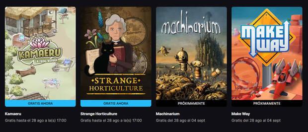 Juegos gratis de esta semana en Epic Games Store.