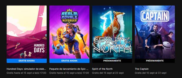 Nuevos juegos gratis de Epic Games Store.