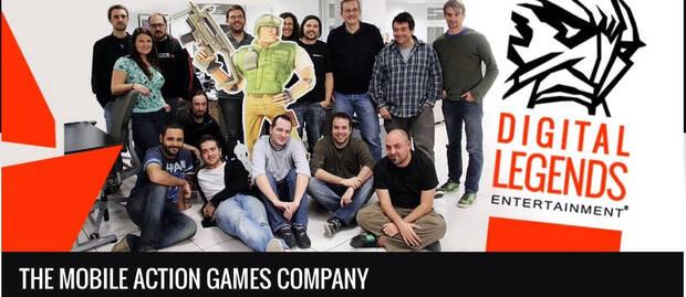 El equipo de Digital Legends en el lanzamiento de The Respawnables.