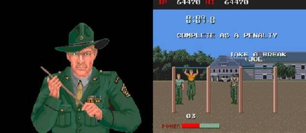 El Sargento y sus dominadas. Una �nica oportunidad de escapar del Game Over.