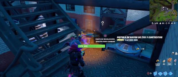 Pistola de Rayos de Zyg y Cortecitos - Temporada 7 de Fortnite