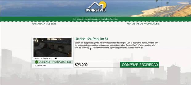 GTA Online - Garaje - Unit 124 Popular Street