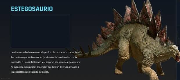 Exoprimal: estegosaurio