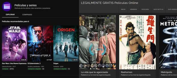 Autenticación corrupción Antorchas Dónde ver películas gratis en español? Las 10 mejores webs en 2023 - LEGAL  - Vandal Random