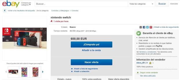 La reventa de Nintendo Switch se dispara por la falta de stock Imagen 3