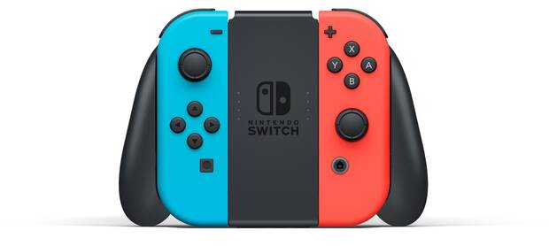 El soporte para mandos Joy-Con permite unir los dos pequeños mandos y convertirlos en un mando más tradicional, a lo que estamos habituados en los últimos años.