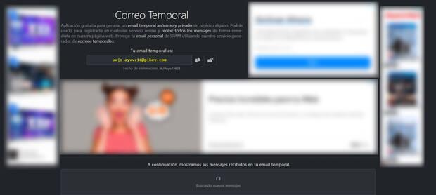 Web de correo desechable Correo temporal