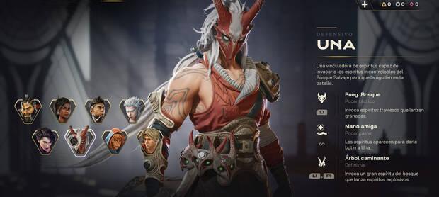 Highguard Personaje jugable - Ficha de informaci�n del Centinela Una