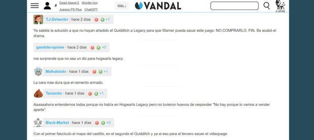 Comentarios en Vandal del anuncio de Harry Potter: Campeones de quidditch