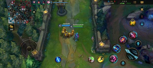 Los controles t�ctiles est�n muy bien implementados e incluso nos hemos olvidado por momentos que est�bamos jugando desde el tel�fono.
