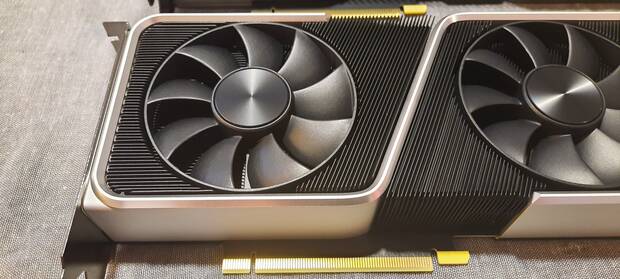 Imagen de los ventiladores de la 3060 Ti