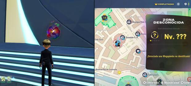 Leyendas Pokémon: Z-A DLC Megadimensión - Localización de la zona dimensional para conseguir la Megapiedra Garchompita Z