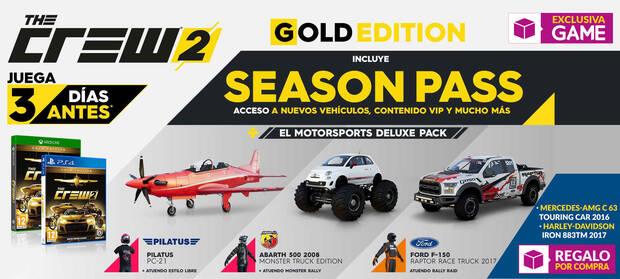 GAME detalla sus ediciones exclusivas de The Crew 2 Imagen 2
