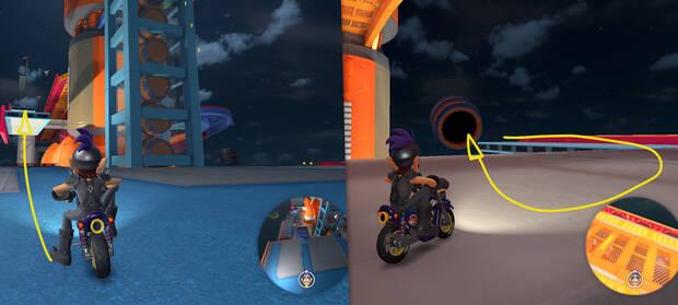 Mario Kart World - Localización panel 04 de Puerto Espacial DK