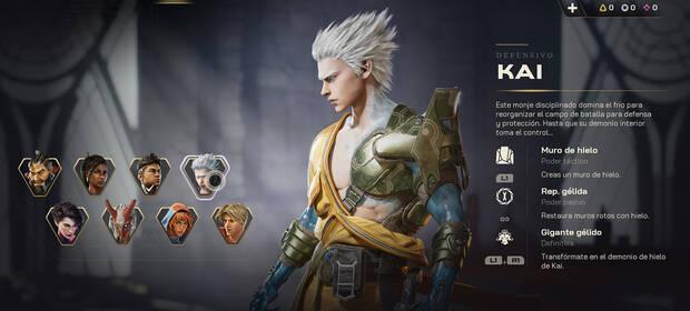 Highguard Personaje jugable - Ficha de informaci�n del Centinela Kai