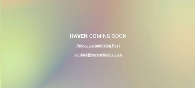 Imagen de la pgina oficial de Haven Studios.