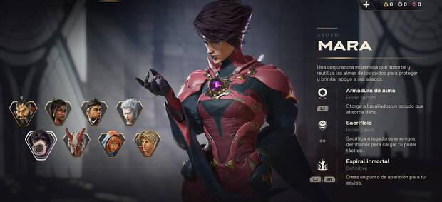 Highguard Personaje jugable - Ficha de informaci�n del Centinela Mara