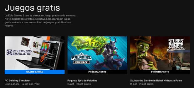 Juegos gratis de esta semana en Epic Games Store.