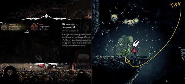 Hollow Knight Silksong - Dónde se desbloquea y cómo completar la misión Mi mensajero desaparecido