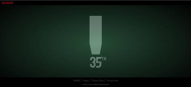 Pgina oficial del 35 aniversario de Metal Gear.