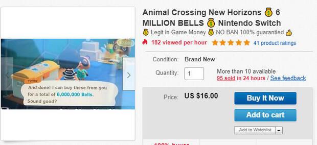 Animal Crossing: Ganan hasta 7000 dlares vendiendo artculos del juego en eBay Imagen 3