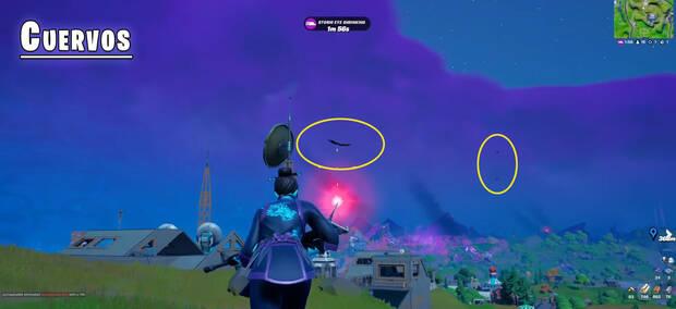 Fortnite - Dónde encontrar cuervos en la Temporada 8