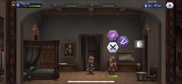 ‘Rebellion’ es un videojuego de rol táctico, en el que tendremos distintas opciones para realizar en cada turno.