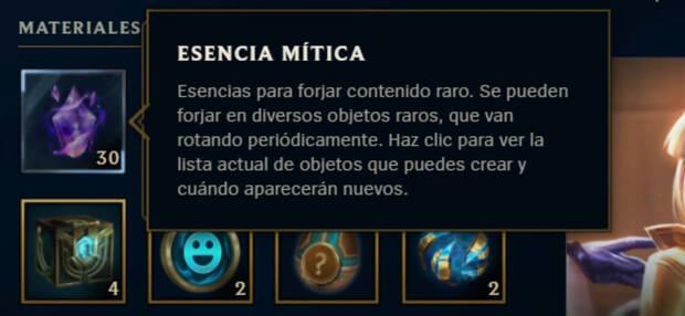 Métodos para ganar Esencias Míticas